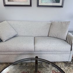 Loveseat and swivel chair - beige