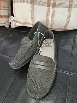 Daisy Fuentes Cute Olive Dressy Loafers 