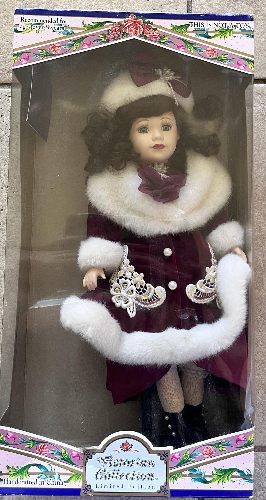 Victorian Collection Limited Edition Genuine Porcelain Doll By Melissa Jane 