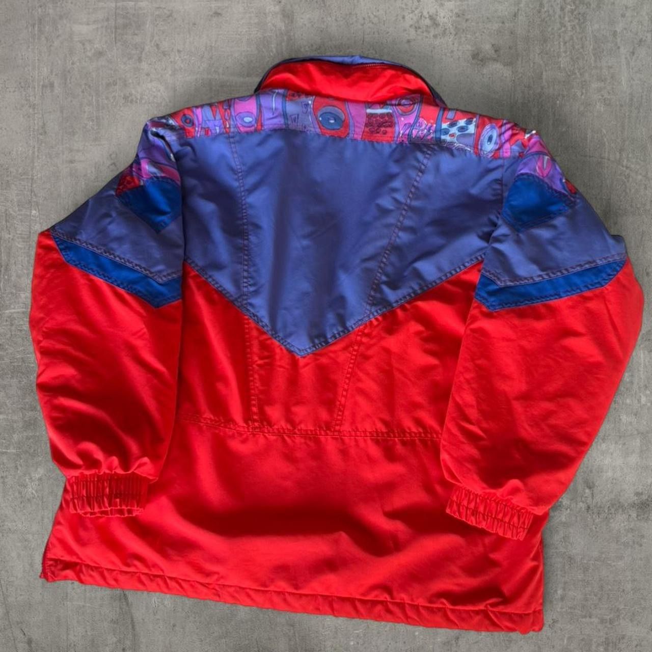 Vintage 90s Sergio Tacchini Marc Girardelli Ski Jacket Colorblock 