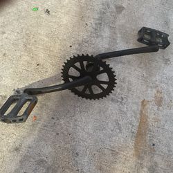 Haro, Bmx, Sprocket And Crank