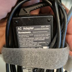 Lenovo Laptop AC Adapter Charger round Yellow Tip
