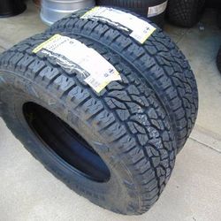 2 New LT 245 75 17 Forceland Rebel Hawk A/T Tires 10PLY Date 2024
