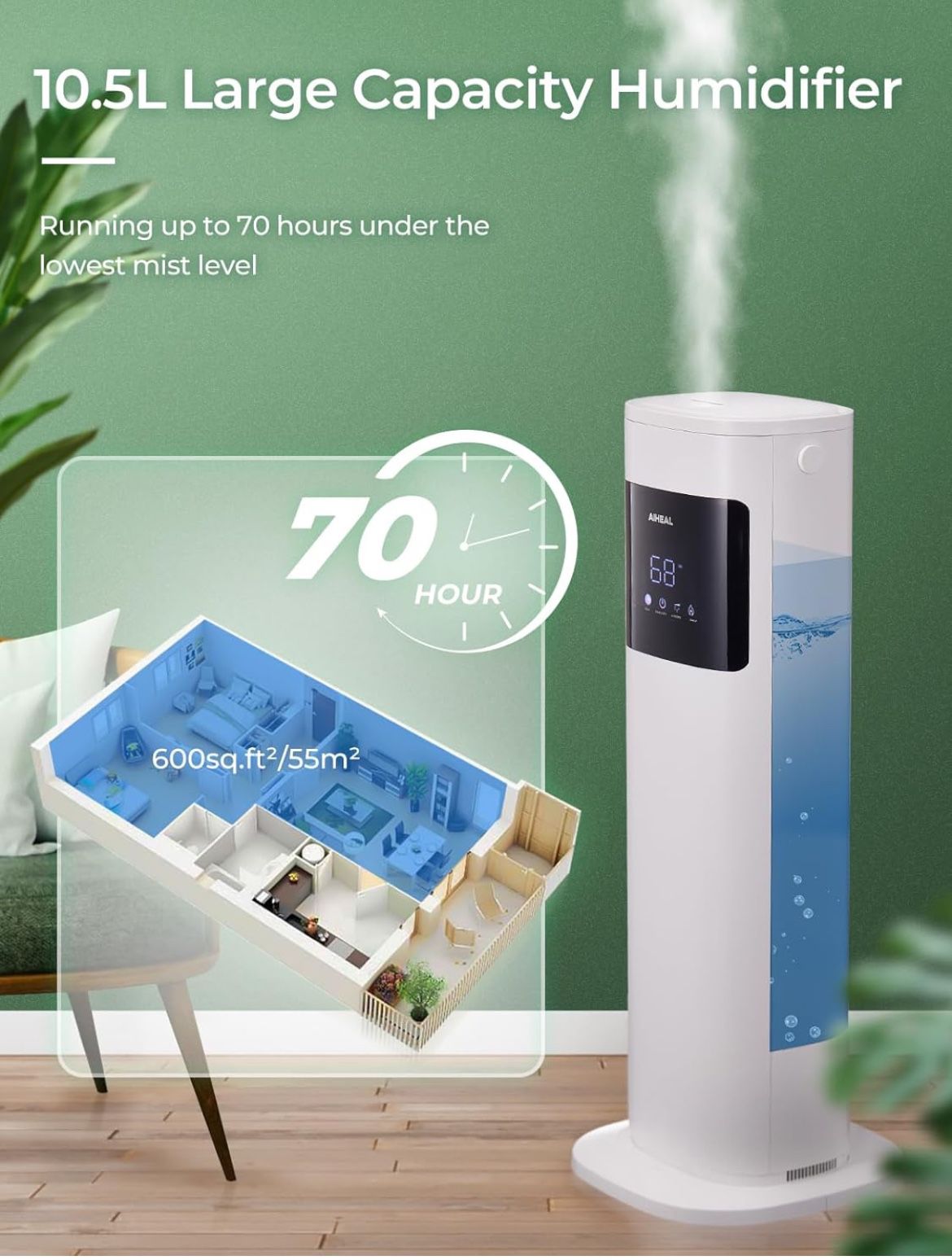 Humidifier for Large Room Home