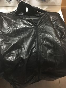 Lether suit bag and travel bag