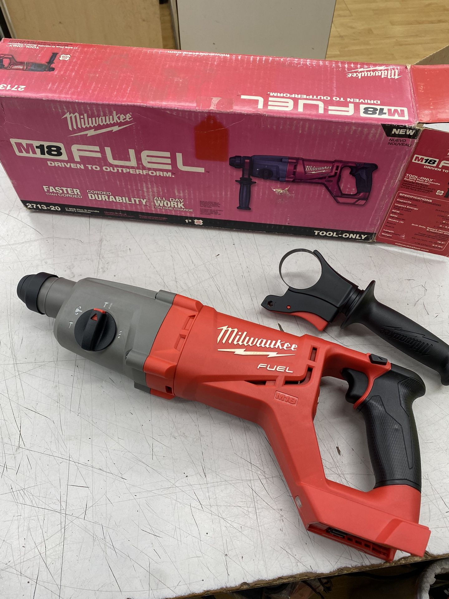 $150 Milwaukee 2713-20 1” Rotary Hammer Brushless Tool only