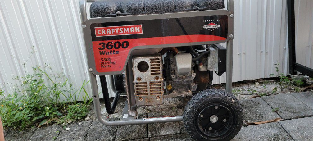 Craftsman 3600 Watt Generator