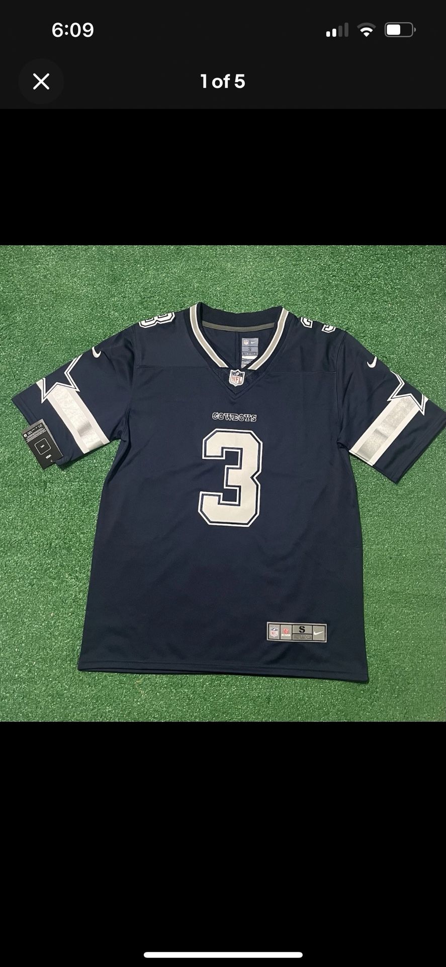 Dallas Cowboys George Pickens Blue Jersey