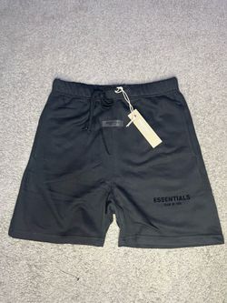 Black Fear of God Essentials Shorts