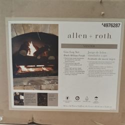 Allen + Roth gas log set