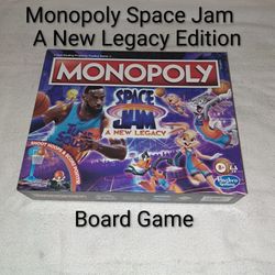Monopoly Space Jam A New Legacy Edition Board Game In Excellent New Condition (Is Complete Nothing Missing)