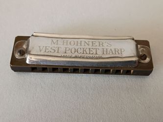 Vintage M HOHNER Vest Pocket Harp Mini Harmonica