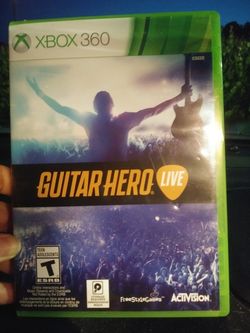 XBox 360 Guitar hero Live. 2 discs