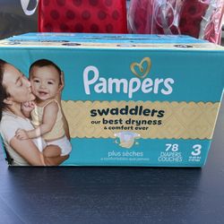 Pampers Swaddlers Sensitive Disposable Diapers - Size 3 - 78ct