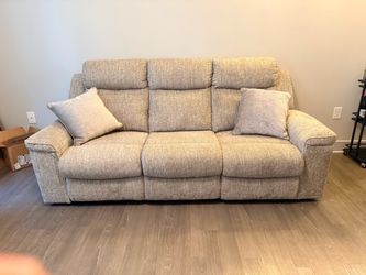 ASHLEY - Manual Reclining Sofa-MOVING MUST SELL ASAP