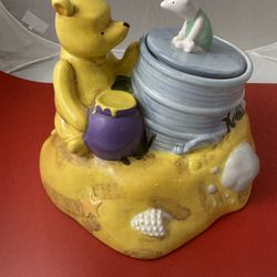 Treasure Craft Disney Classic Winnie The Pooh & Piglet By The Sea Cookie Jar