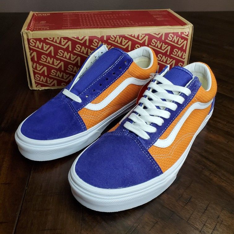 Vans Old Skool Royal Blue/Apricot Buff Men Size 9.5, Women Size 11 Size 7 - Vans Old Skool P&C - Royal Blue Apricot Buff for  main image 2