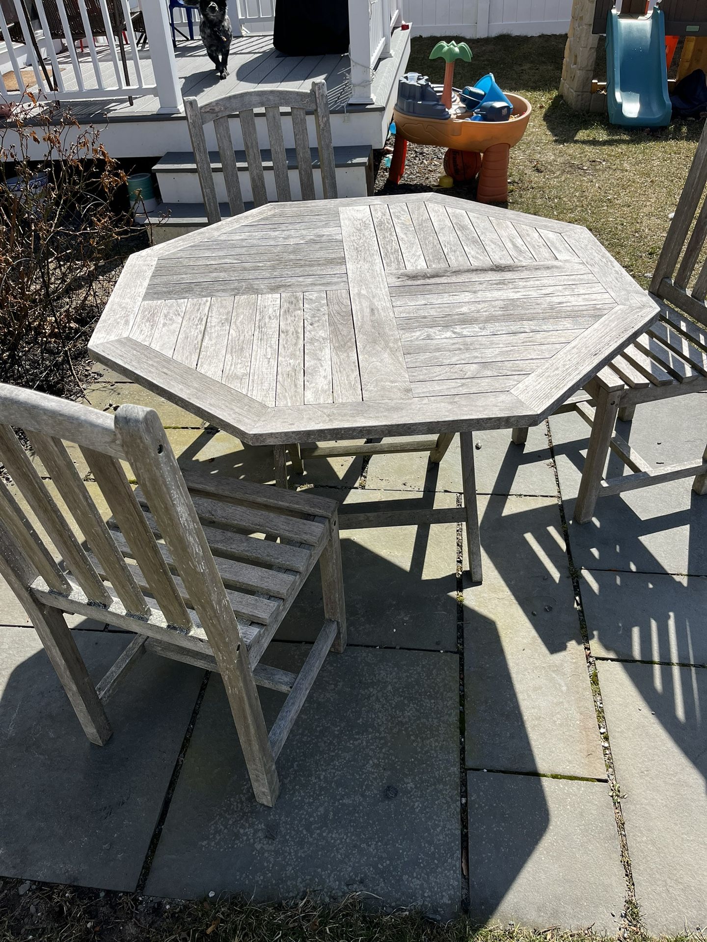 Teak Wood Table And Chairs 