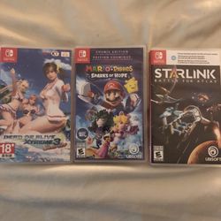 3 Used Switch Games