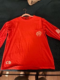Chrome heart orange long sleeve