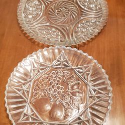 Crystal Serving Platters