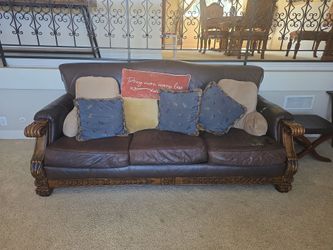 Leather sofa