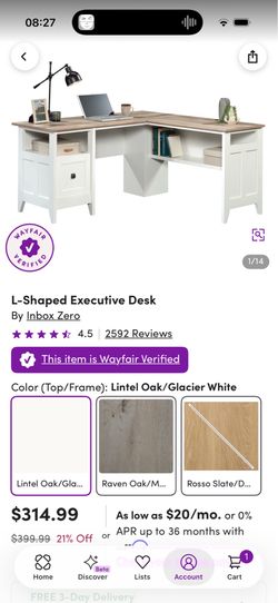 L Shaped Office Table