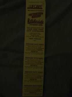 Lakeside amusement park tickets