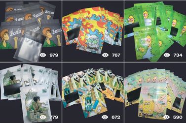 Zaza Mylar Ziplock baggies
