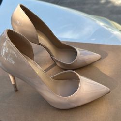Tan ShoeDazzle Pumps
