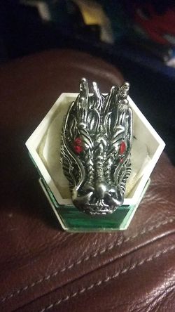Silver Dragon Ring
