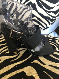 Ladies BCBG Girls Black Sandals size 9
