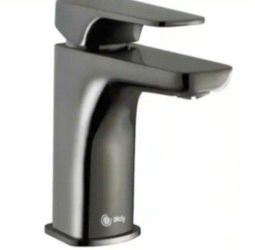 AKDY Single Hole Single-Handle Bathroom Faucet in Brushed Graphite Black