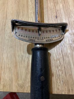 1/2" Dr Needle Foot Pound Reading Torque Beam Wrench Torq