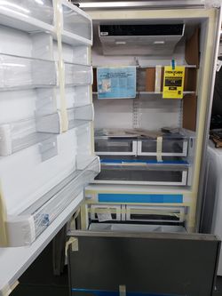 kitchen aid fridge build in warranty new open box ready to deliver,,1 year company warranty