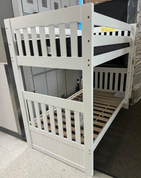 Chapman White Full / Full Bunk Bed