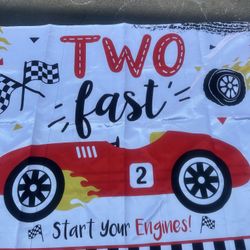 Car Birthday Backdrop