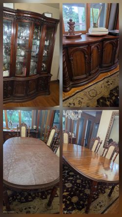 Jacobean Renaissance Revival Dining Room Set