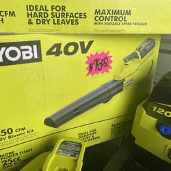 Ryobi 40v 550cfm Blower Tool Only No Battery No Charger New 