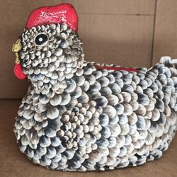 Vintage Hen/Chicken Piggy Bank-Rustic,Farm,Country Decor