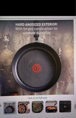 T-Fal Ultimate Hard Anodized Nonstick Fry Pan 12 in, Onyx