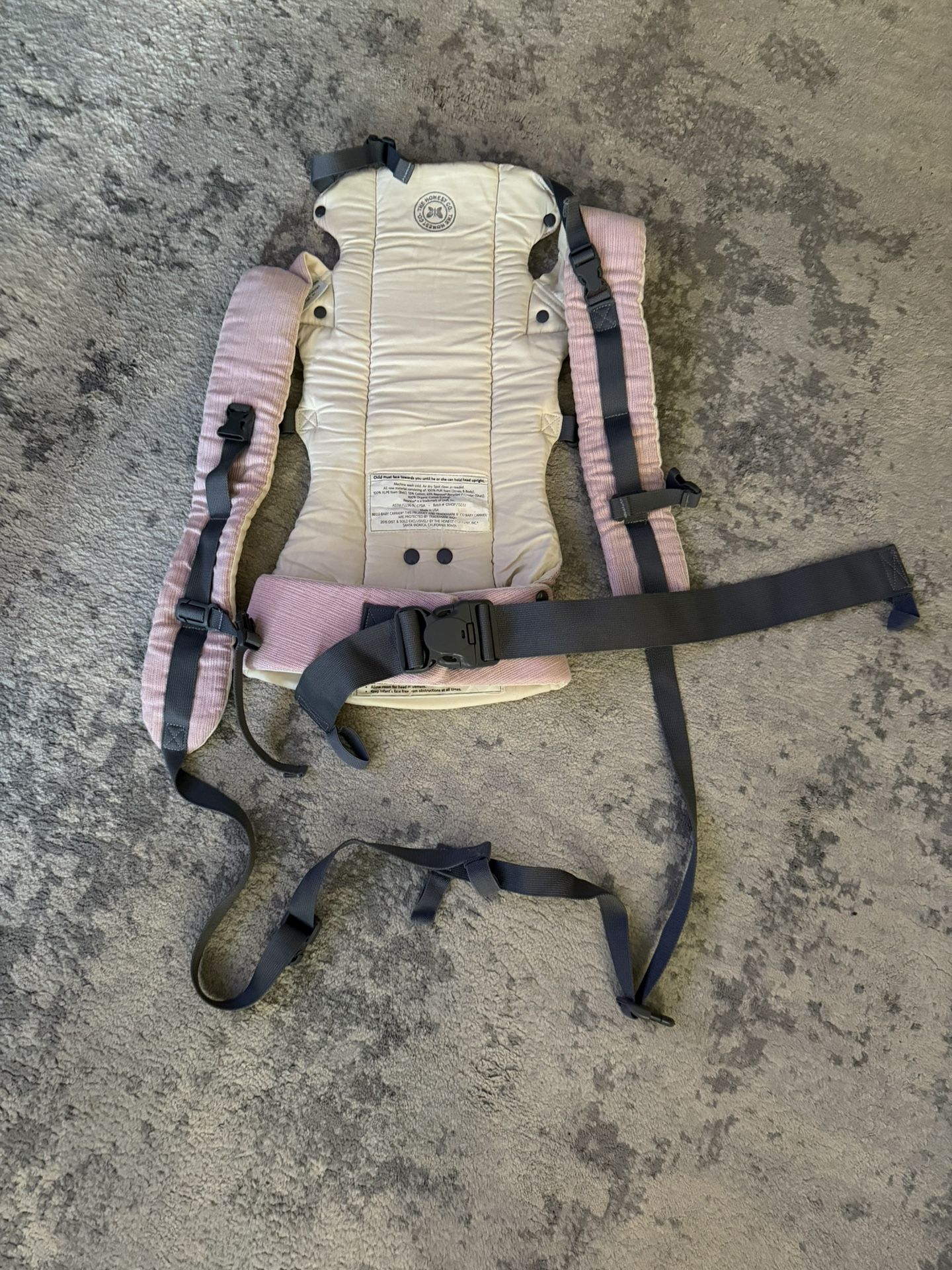 The honest Company Pink Baby Carrier 