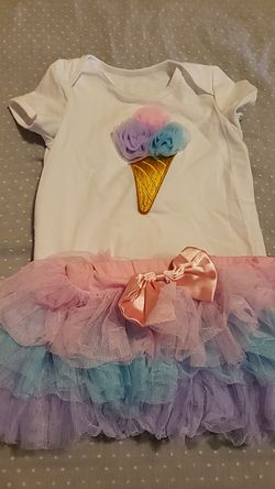 tutu and onesie girl set