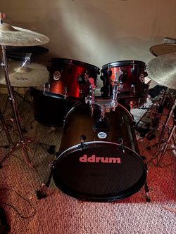 Ddrum D2 Player Drum Set Shells – Bass Drum + Toms