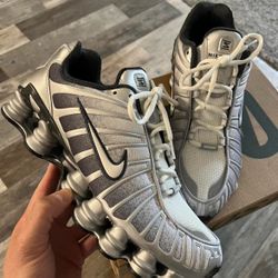 Nike Shox TL Metallic Silver / Wolf Grey