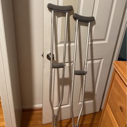 Free Crutches For 6 Foot Person Or Above 