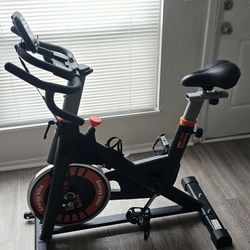 Exercise Bike, WENOKER Stationary Bike for Home, Indoor Bike with Silent Belt Drive, Heavy Flywheel, Multi-grips Handlebar. Move Out Sale!
