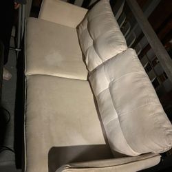 Light Beige 2-Seater Couch 