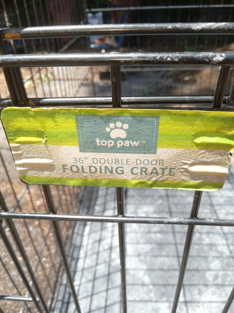 Top Paw 36in Large Dog Crate Cage