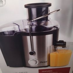 Multi-speed Stainless Steel Power Juicer. Brand-new In The Box